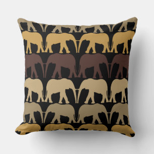 Coussin Motif Éléphants