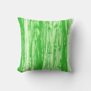 Coussin Motif en bois de chaux - vert et blanc