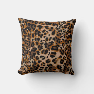 Coussin Motif en peau d'animal de guépard de jaguar sans s