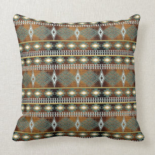 Coussin motif ethnique du sud-ouest