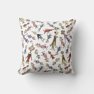 Coussin Motif festif des personnages de Whoville de Dr. Se