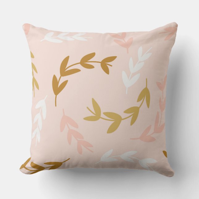 COUSSIN MOTIF FEUILLE 4 (Recto)