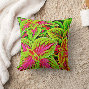 Coussin Motif Feuille de la nature vibre