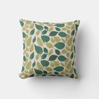Coussin Motif Feuille minimaliste : Nature contemporaine