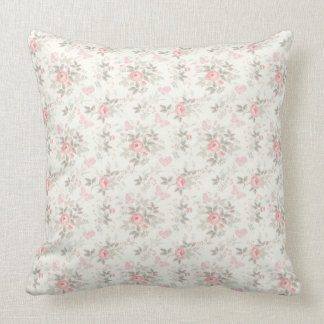 Coussin motif floral