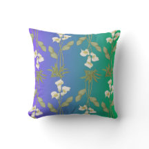 Motif floral à fleurs blanches