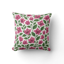 Motif floral de bougainvillée sans couture