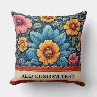 Coussin Motif floral élégant