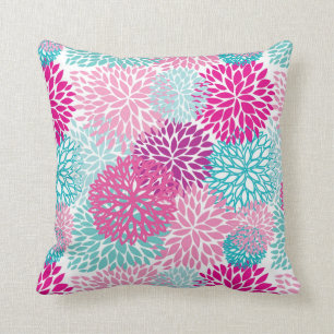 Coussin Motif floral lumineux 2