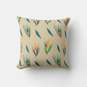 Coussin Motif Floral sans couture en fleurs stylisées