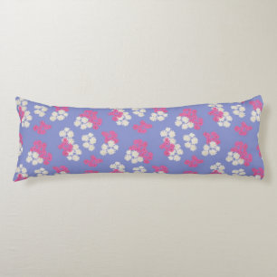 Coussin Motif Floral Violet