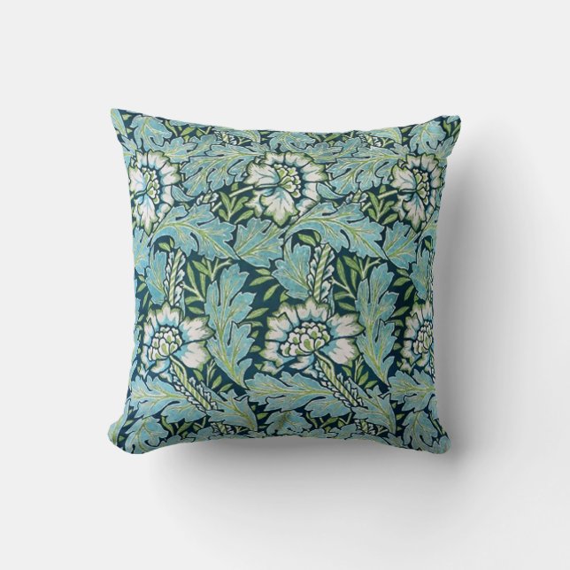 Coussin Motif Floral Wallpaper de Victoria (Recto)