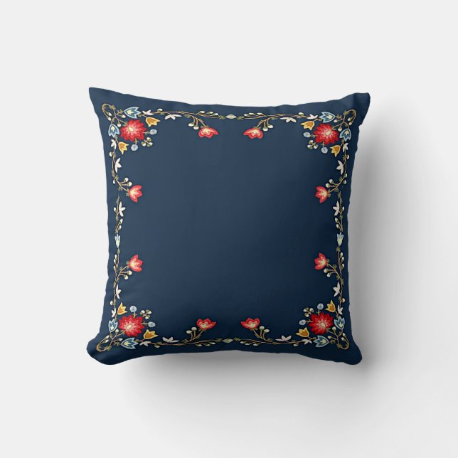 Coussin Motif folklorique de costume de Bunad de Norvégien (Recto)