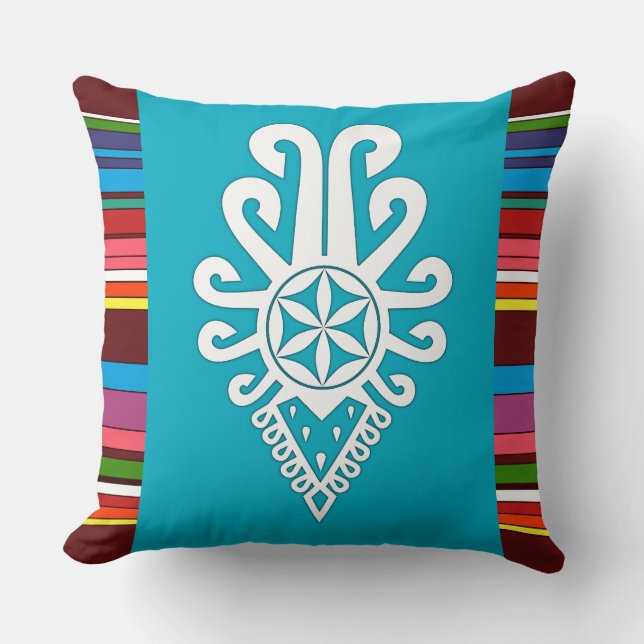 Coussin Motif folklorique des hauts plateaux polonais - Pa (Recto)