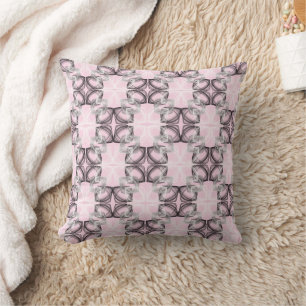 Coussin Motif fractal moderne