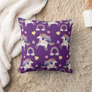 Coussin Motif Funny Unicorn Magique Cheval mignon