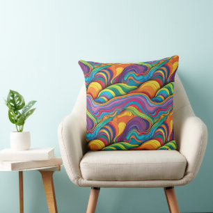 Coussin motif géométrique Abstrait 34 - Pilote