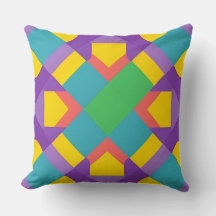 Motif géométrique abstrait vif en couleurs vives