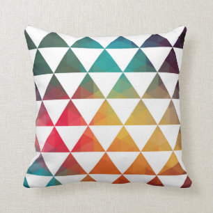 Coussin Motif géométrique coloré d'inspiration turque 3a