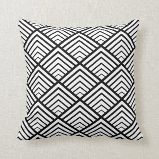 Coussin Motif géométrique de triangle sans couture