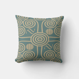 Coussin Motif géométrique décoré abstrait africain