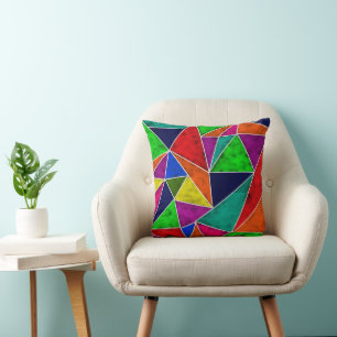 Coussin Motif géométrique dynamique