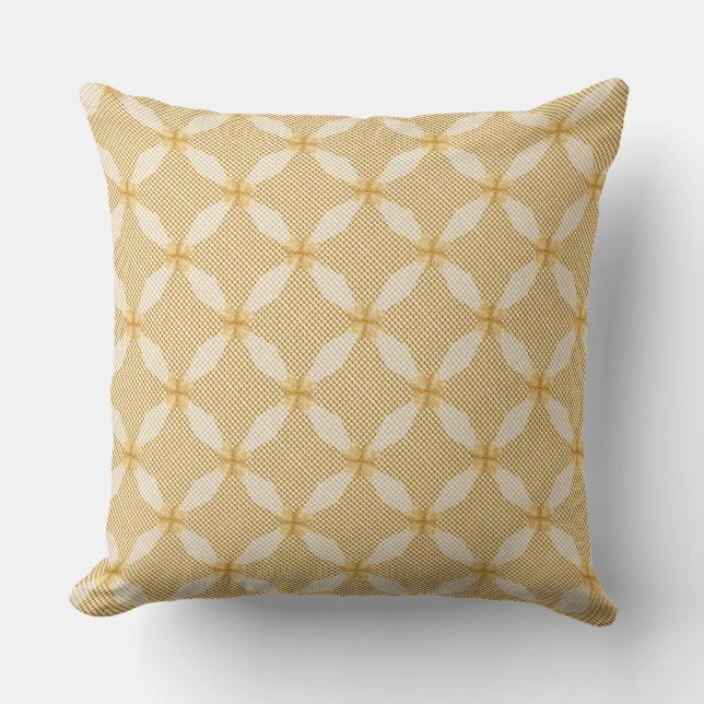 Coussin Motif géométrique Fashion Gold Circle (Recto)