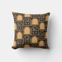 Motif géométrique floral Art Déco de luxe sans cou