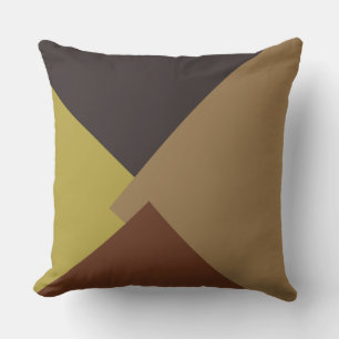 Coussin Motif géométrique moderne couleur rétro #6