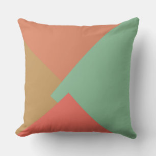 Coussin Motif géométrique moderne couleur rétro #8