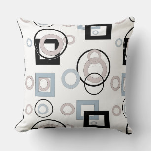 Coussin Motif géométrique moderne multicolore