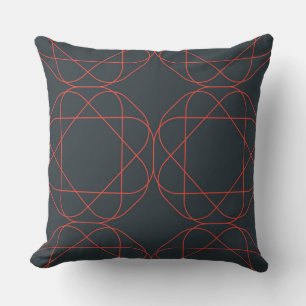 Coussin Motif géométrique moderne, simple, mignon et ludiq
