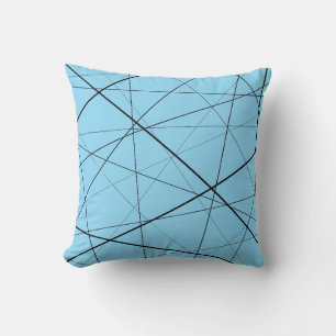 Coussin Motif géométrique noir et blanc
