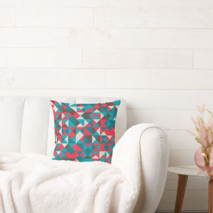 Coussin Motif géométrique rétro sans couture