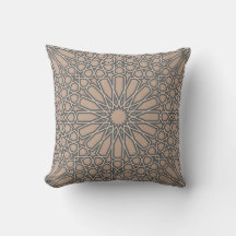 Motif géométrique Taupe & Grey Alhambra