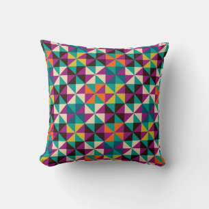 Coussin Motif géométrique transparent