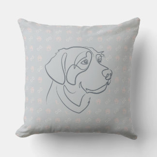Coussin Motif Golden Retriever