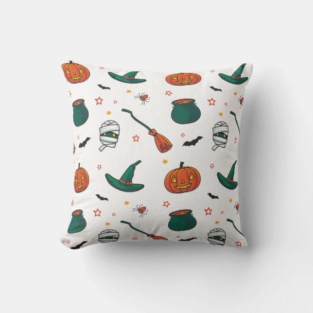 Coussin Motif Halloween 12 (Recto)