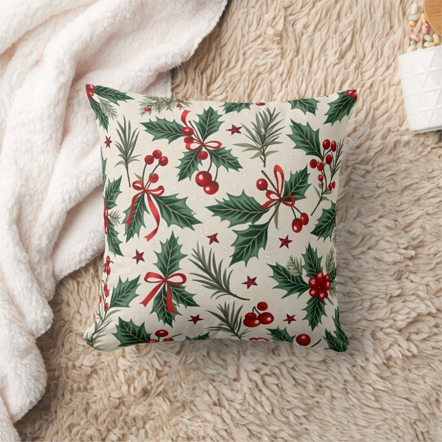 Coussin Motif haut de gamme avec cerises, épines de tigre (Couverture)