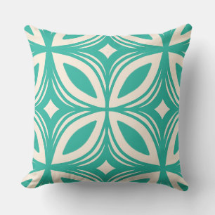 Coussin Motif hawaïen Retro les années 50