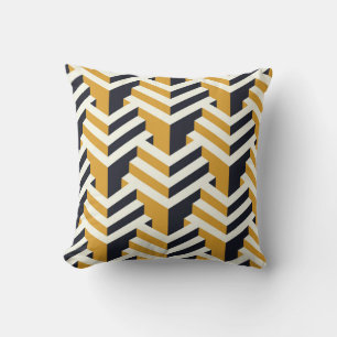 Coussin Motif isométrique sans fil, déco, motif, couteaux