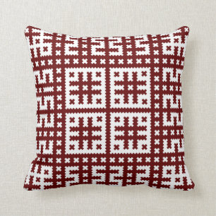 Coussin Motif letton traditionnel Ozolins