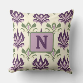 Coussin Motif Lily Motif Ornemental