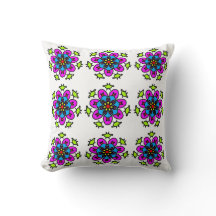 Motif mandala floral sans couture