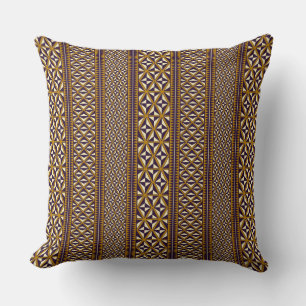 Coussin Motif maori géométrique