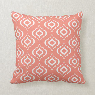 Coussin Motif marocain de corail