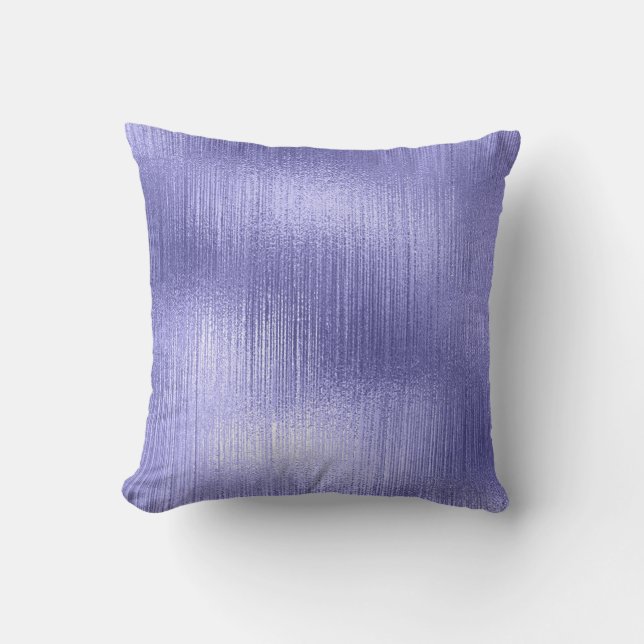 Coussin Motif métallique élégant moderne chic (Recto)