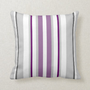 Coussin Motif moderne de rayures sur