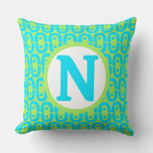 Coussin motif moderne et coloré