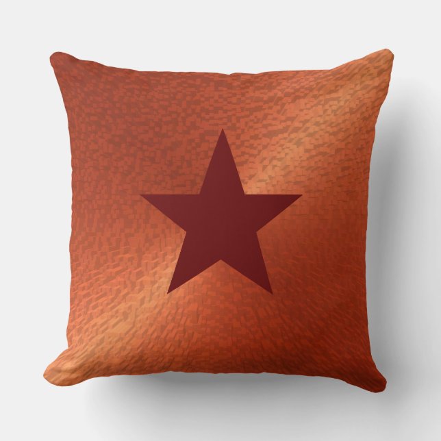 Coussin Motif moderne Red Star (Recto)
